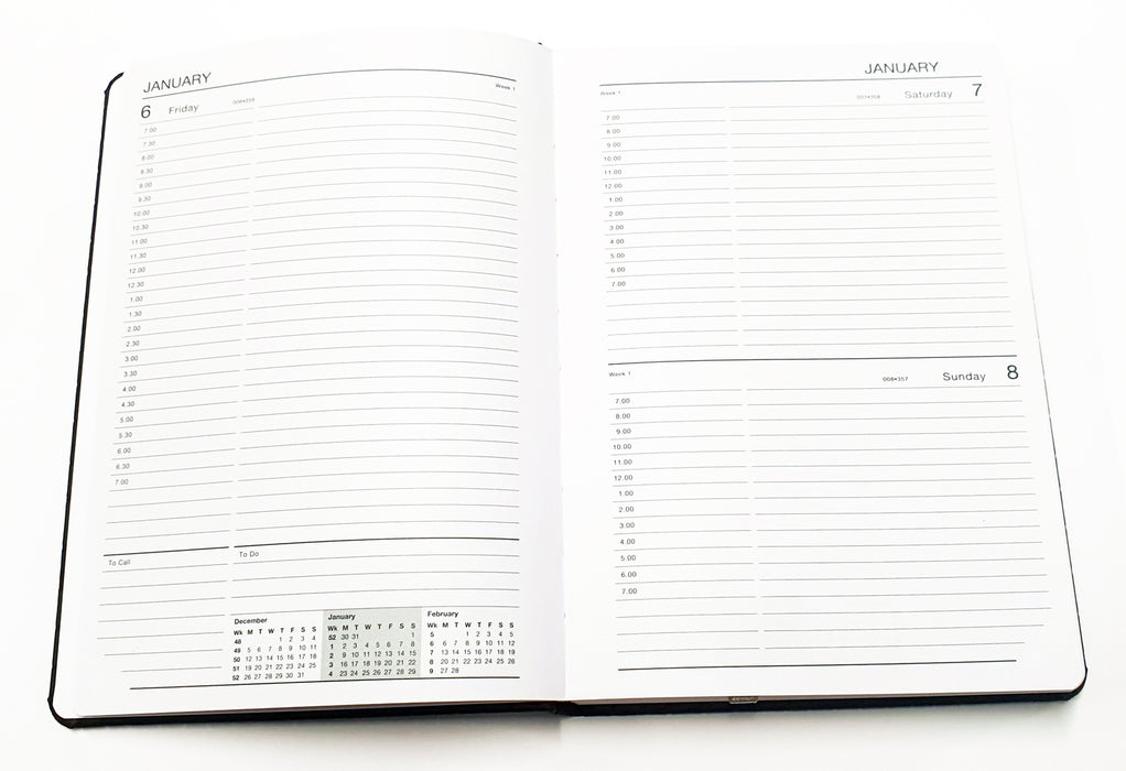 THE LAST DIARY 2027 MIDI DAY PER PAGE PURPLE