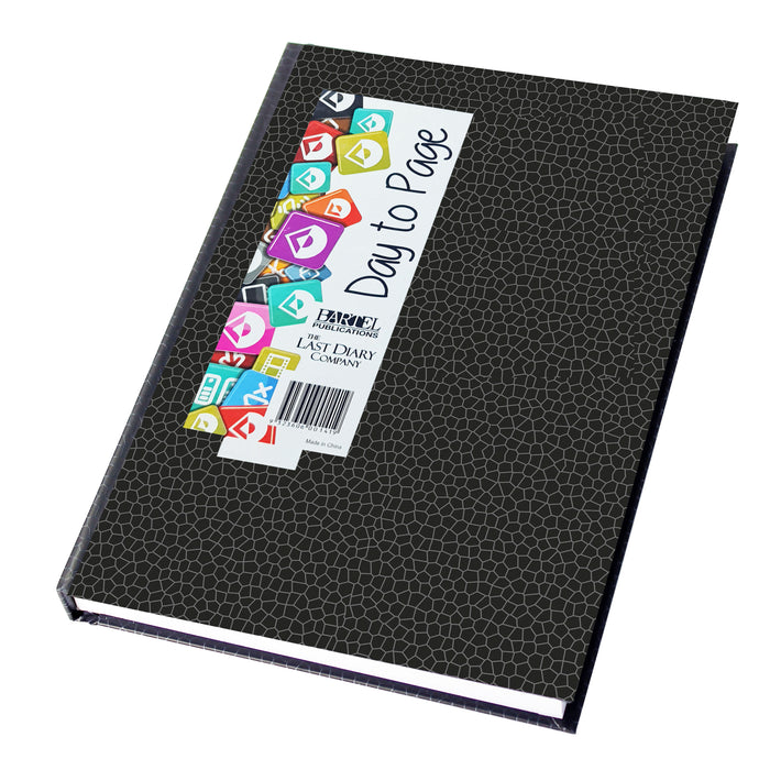 THE LAST DIARY 2027 A5 DAY TO PAGE DIARY BLACK