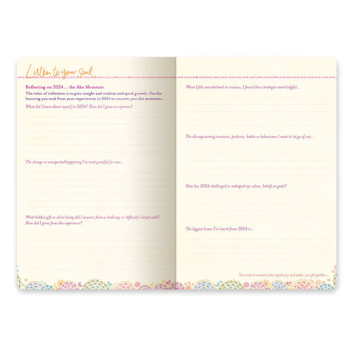 2025 THE YEAR OF JOY AND HAPPINESS PLANNER+ DIARY+JOURNAL