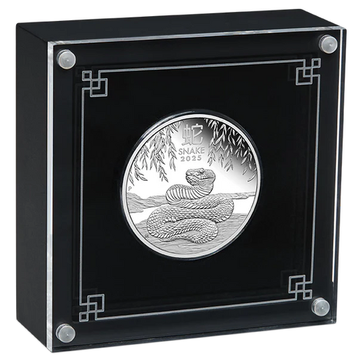 Australian Lunar Series III 2025 Year of the Snake 1oz Silver Proof Coin