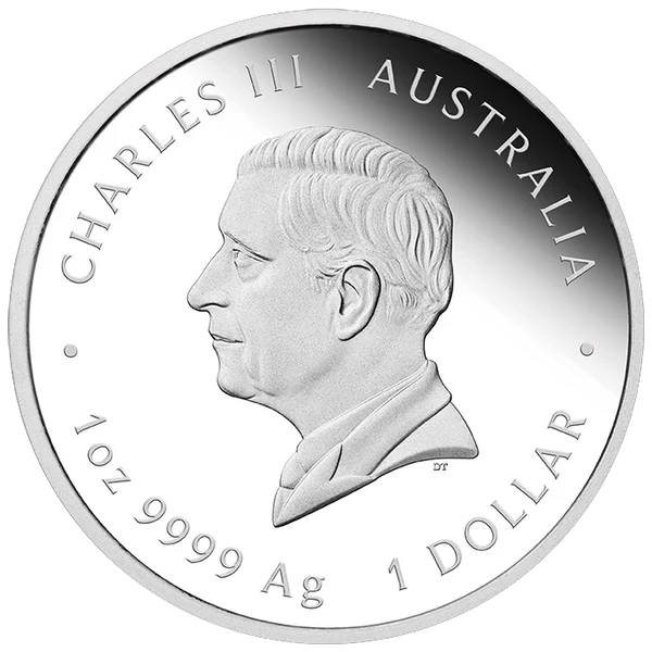 Australian Lunar Series III 2025 Year of the Snake 1oz Silver Proof Coin