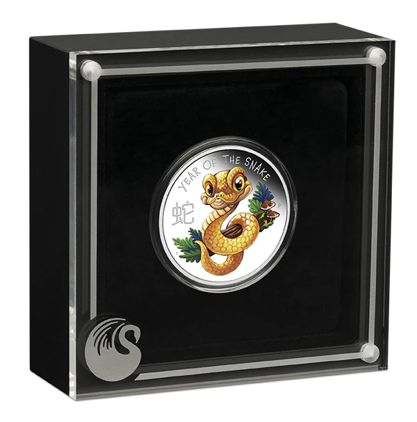 2025 Baby Snake 1/2oz Silver Proof Coloured Coin