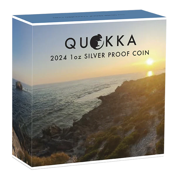 Australian Quokka 2024 1oz Silver Proof Coloured Coin