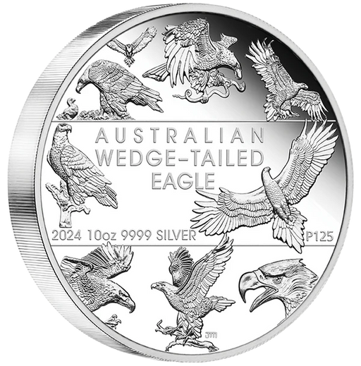 Australian Wedge-Tailed Eagle 10th Anniversary 2024 10oz Silver Proof Coin