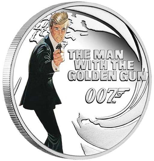 James Bond Roger Moore Silver Proof Eight-Coin Collection