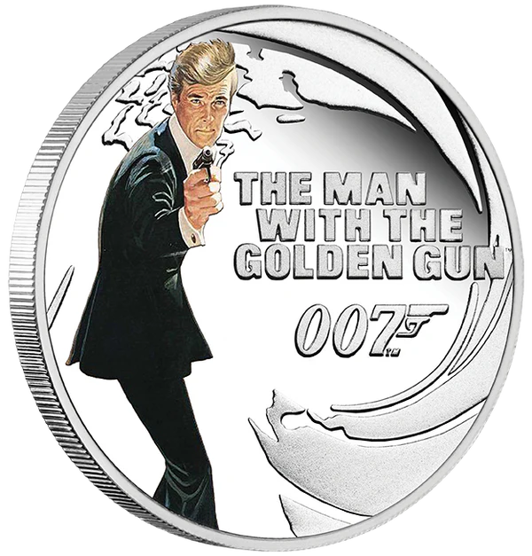 James Bond Roger Moore Silver Proof Eight-Coin Collection