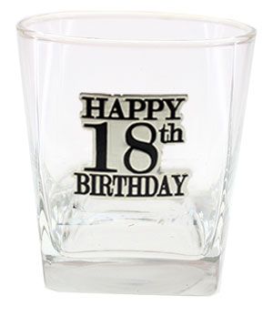 Scotch GLASS HAPPY 18th: 2024 