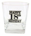 Scotch GLASS HAPPY 18th: 2024 