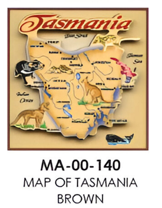 MAGNET MAP OF TASMANIA