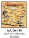MAGNET MAP OF TASMANIA