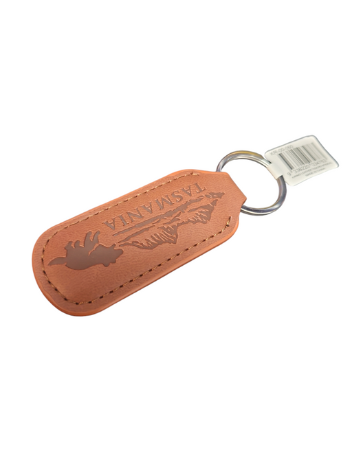 TASMANIAN LEATHER KEY RING 