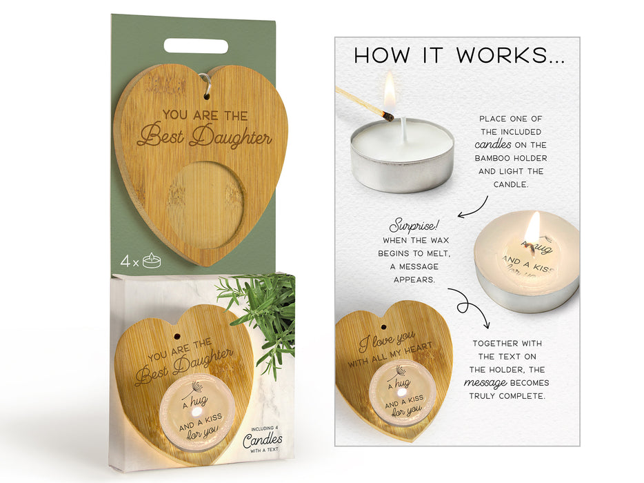SURPRISE CANDLES YOU ARE THE BEST DAUGHTER