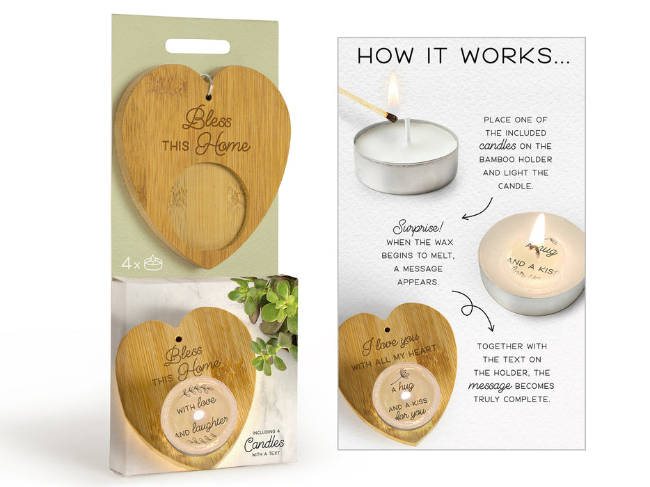 SURPRISE CANDLES BLESS THIS HOME