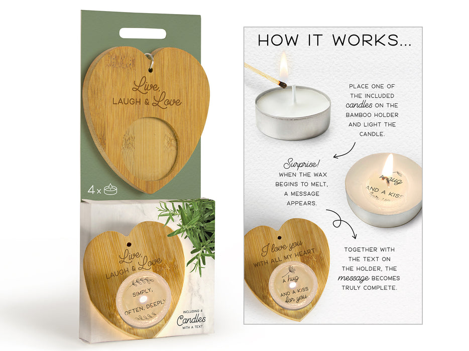 SURPRISE CANDLES LIVE AND LAUGH