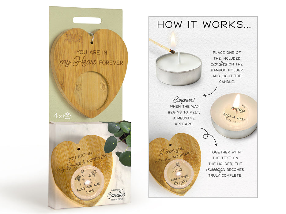 SURPRISE CANDLES YOU ARE IN MY HEART