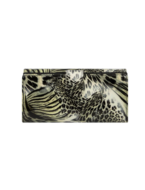 LEONA LARGE PATENT LEATHER WALLET