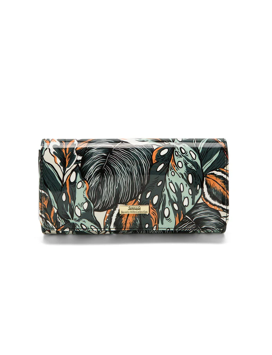 PHYLLIS LARGE PATENT LEATHER WALLET