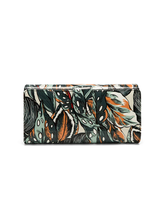 PHYLLIS LARGE PATENT LEATHER WALLET