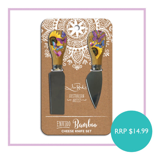 SUNNY BUTTERFLIES CHEESE KNIVES