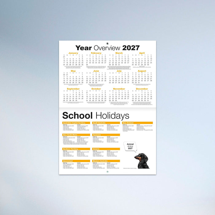 2027 CALENDAR ANIMAL ANTICS