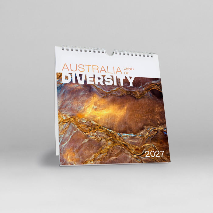 2027 DESK AND WALL CALENDAR AUSTRALIA LAND OF DIVERSITY