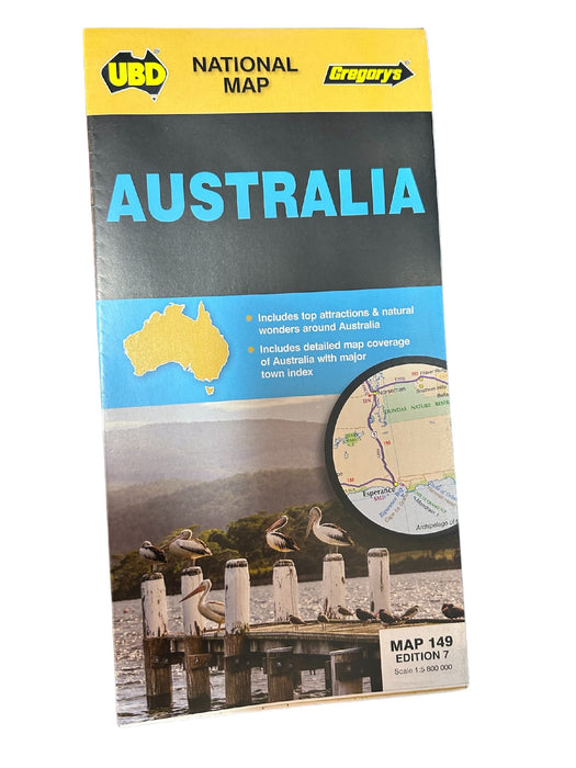 MAP UBD/GRE 690 X 920 AUSTRALIA 149 7TH ED