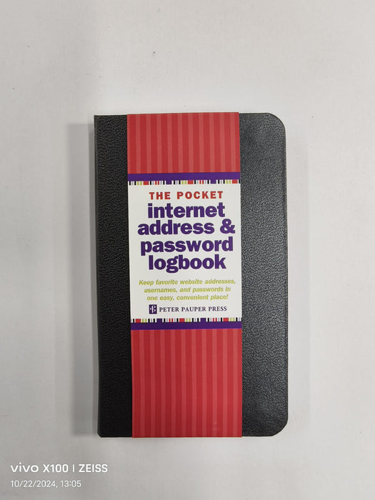 The Personal Internet Address & Password Organizer