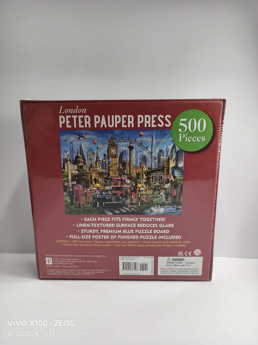 Peter Pauper Press London 500 Piece Jigsaw Puzzle