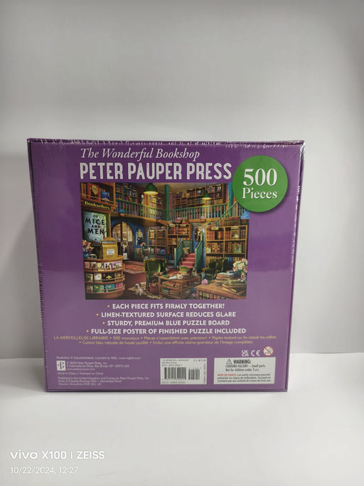 The Wonderful Bookshop 500-Piece Jigsaw Puzzle