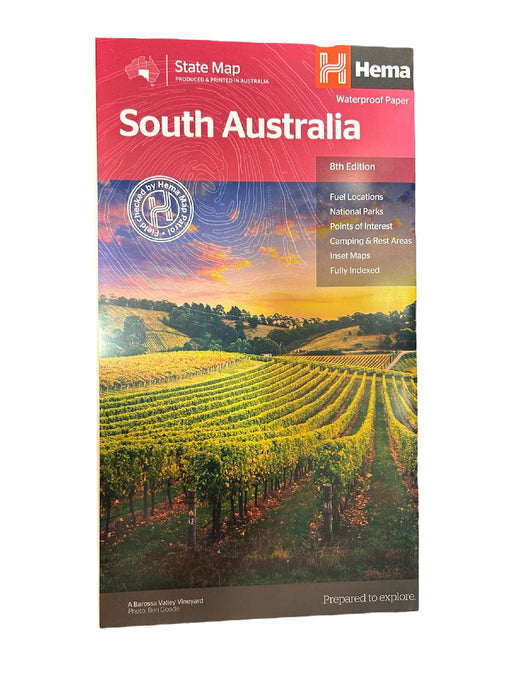 SOUTH AUSTRALIA STATE MAP HEMA