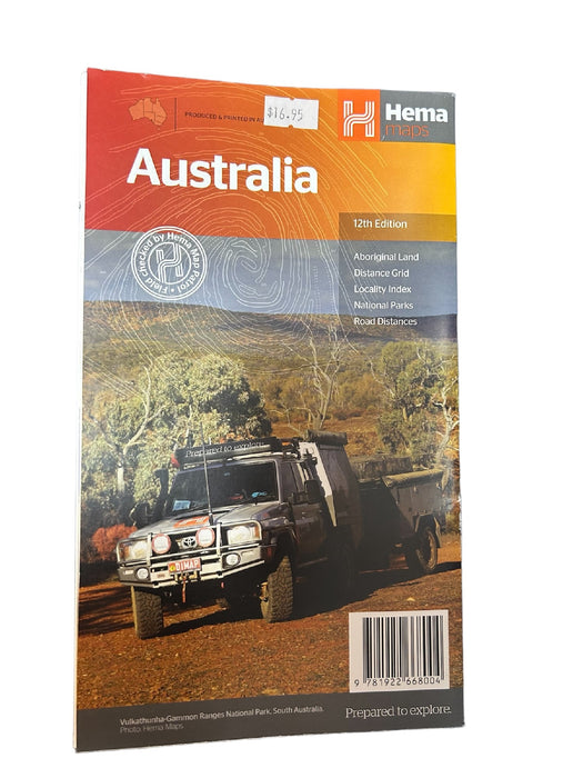 AUSTRALIA LARGE MAP HEMA