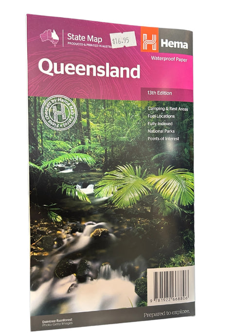 QUEENSLAND STATE MAP HEMA