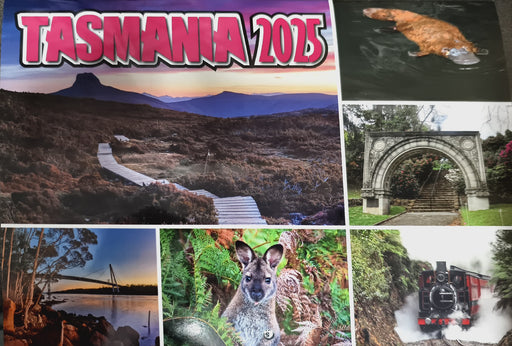 TASMANIA 2025 A4 CALENDAR: 2025 