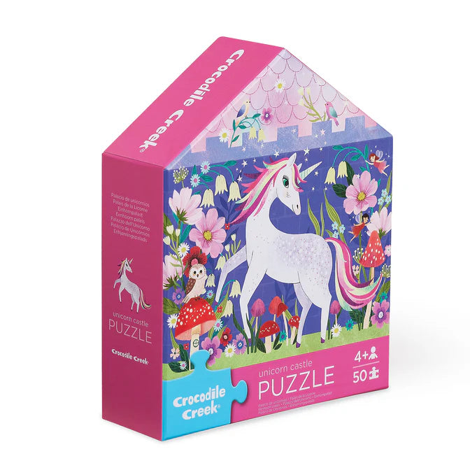 Flat House Puzzle 50 PC - Unicorn Castle
