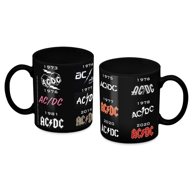 ACDC YEARS BLACK MUGS