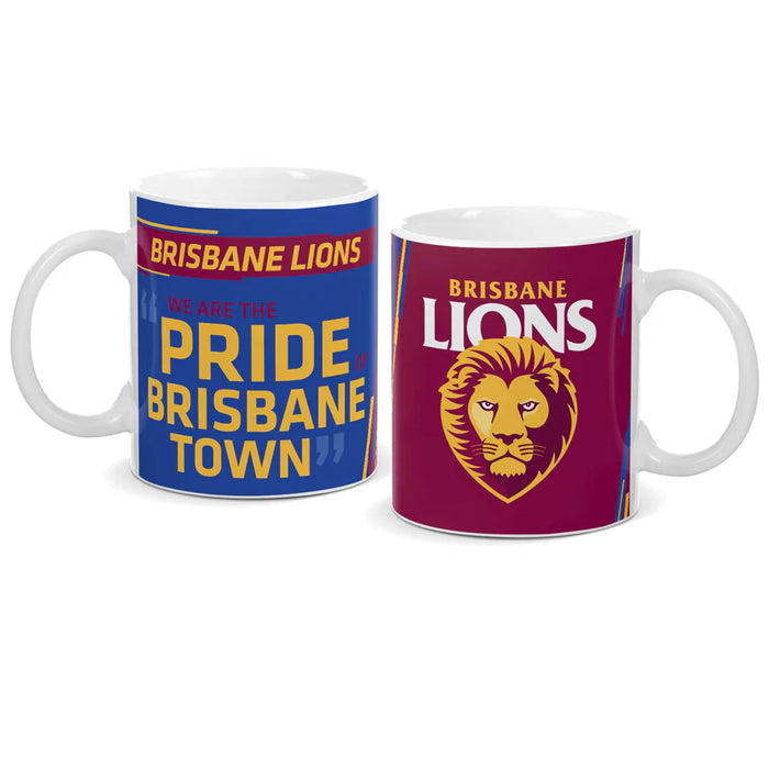 BRISBANE LIONS SONG COFFEE MUG
