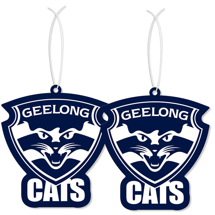 AFL AIR FRESHENER GEELONG CATS 2 PACK