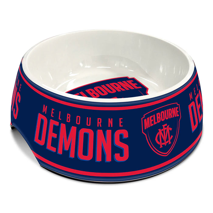 MELB DEMONS DOG BOWL 710 ML