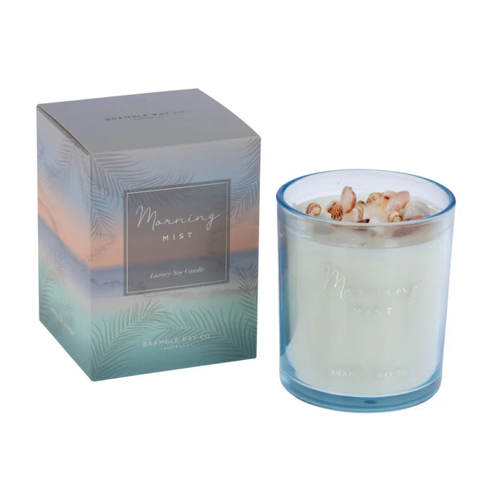 300g Double Wick Morning Mist Oceania Soy Wax Scented Candle - by Bramble Bay