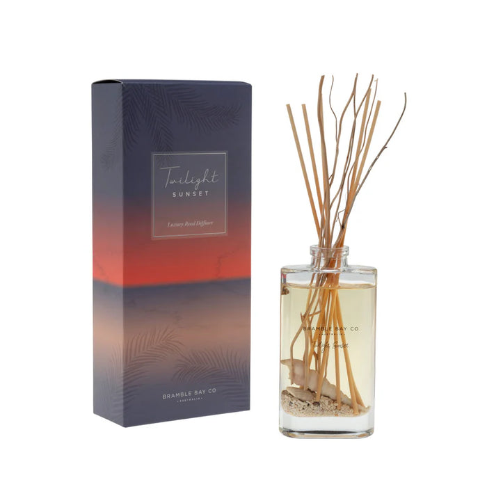 150ml Twilight Sunset Oceania Scented Reed Diffuser - by Bramble Bay