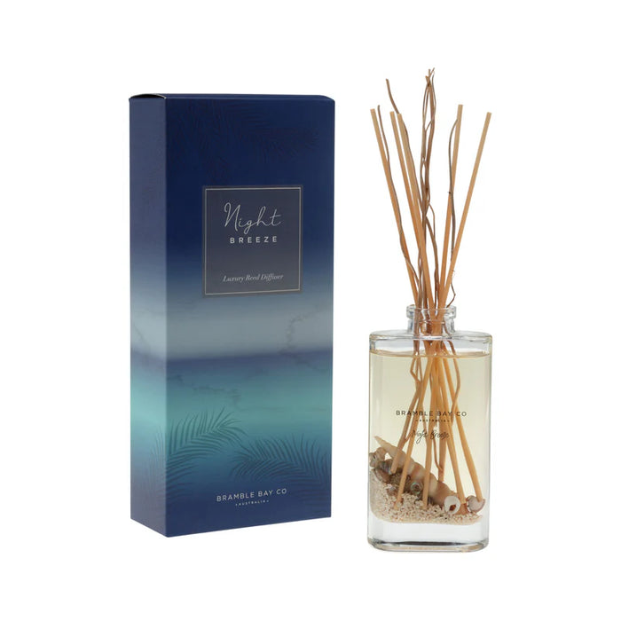150ml Night Breeze Oceania Scented Reed Diffuser - by Bramble Bay