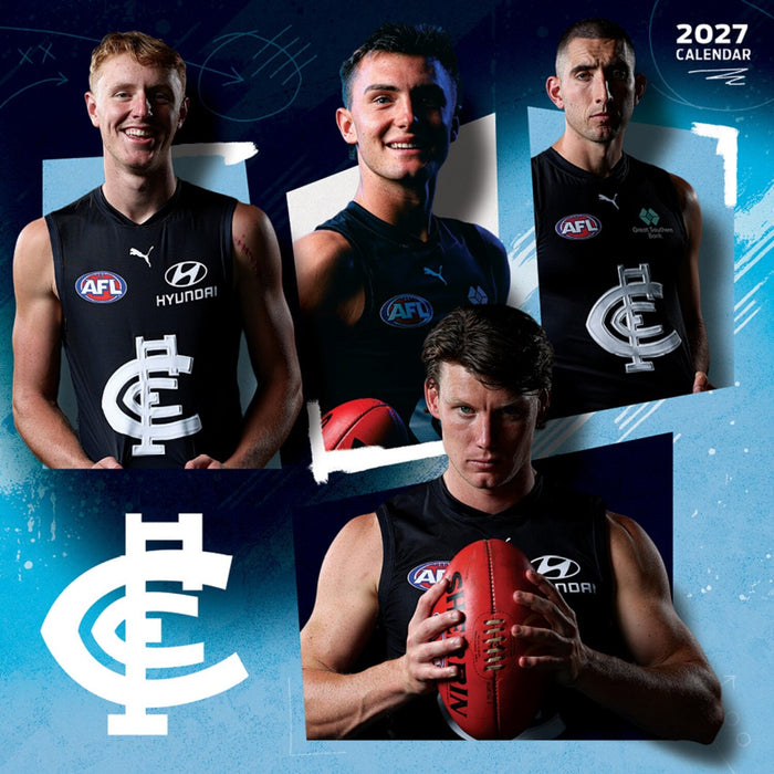AFL CARLTON BLUES CALENDAR: 2027