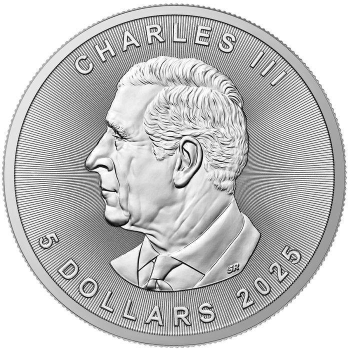 Winter Beaver 2025 Canada Maple Leaf 1oz Silver Coin