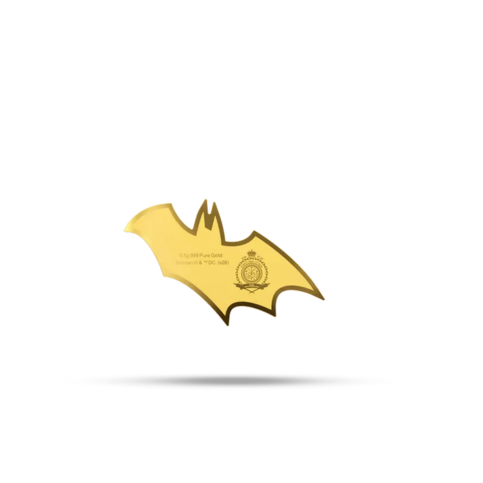 Batman's Emblem 0.1 g Gold Collectible Coin