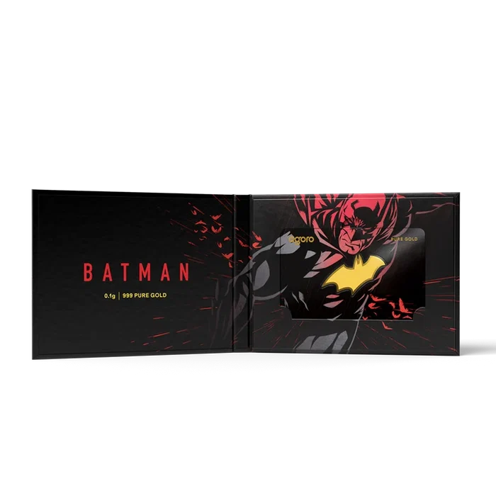 Batman's Emblem 0.1 g Gold Collectible Coin
