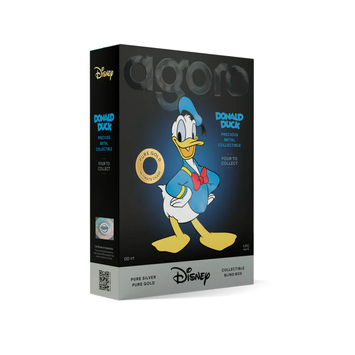 DISNEY DONALD DUCK BLIND BOX 1/2 OZ COIN