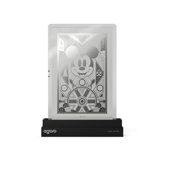 MICKEY MOUSE ART DECO 5G SILVER COLLECTIBLE FOIL