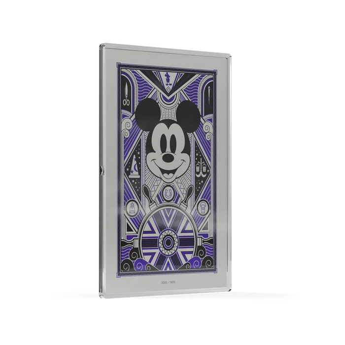 MICKEY MOUSE ART DECO 5G SILVER COLLECTIBLE FOIL