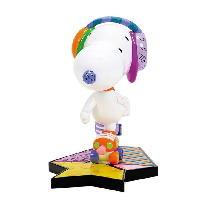 BRITTO PEANUTS SNOOPY ROLLER SKATE FIGURINE