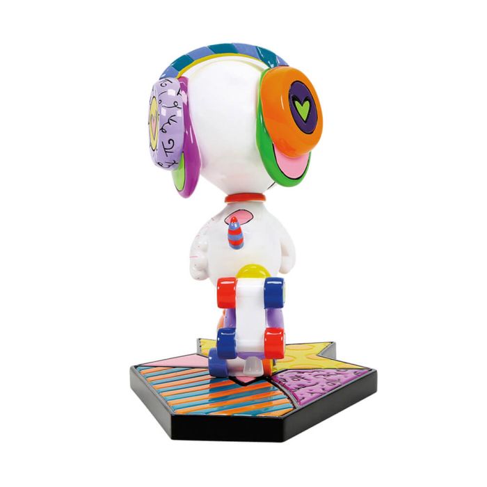 BRITTO PEANUTS SNOOPY ROLLER SKATE FIGURINE